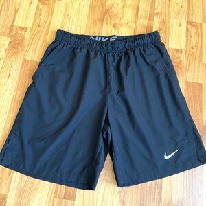 Nike men's Dri-Fit team flex woven training shorts Large Black pull on